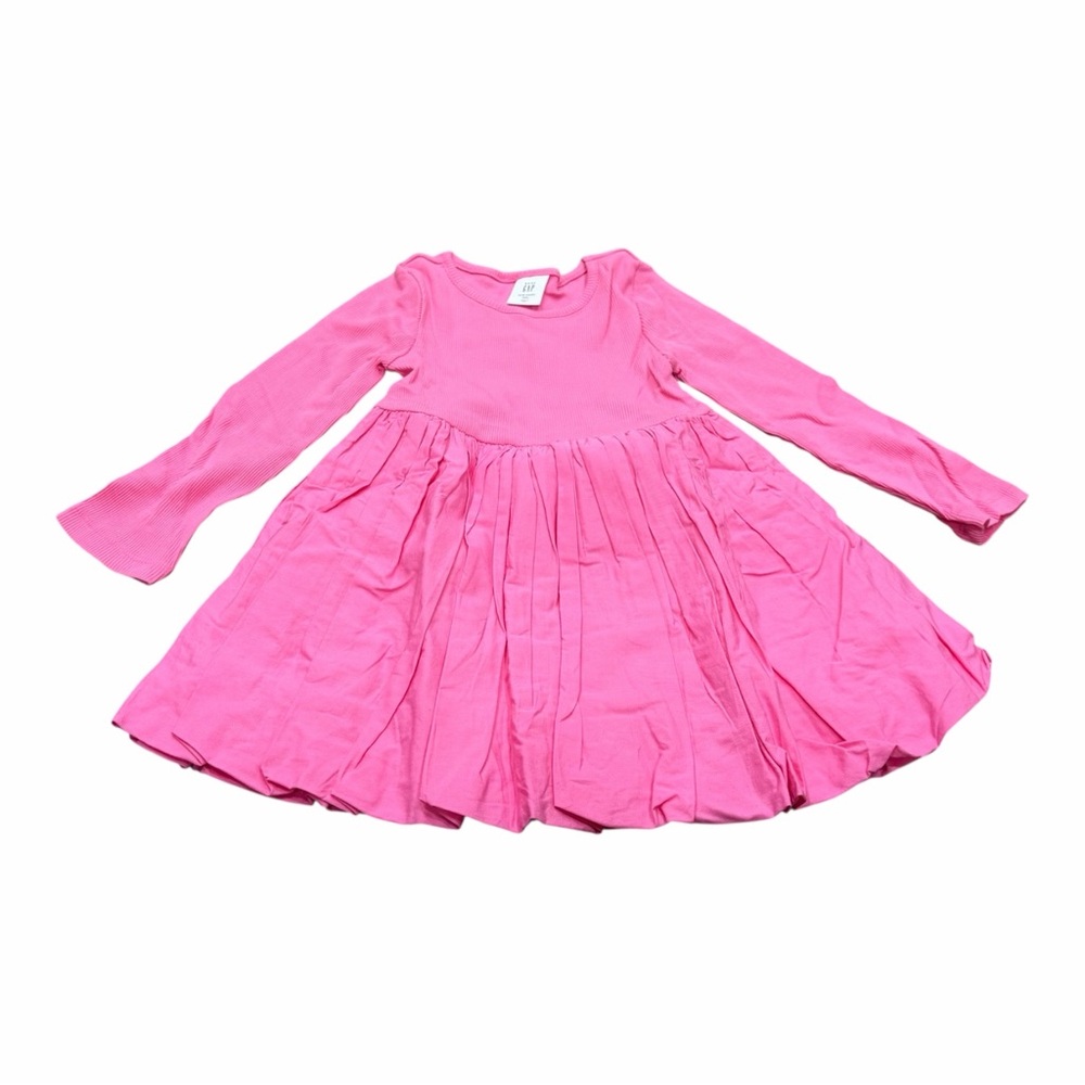 Baby GAP Long Sleeve Bubble Dress, Pink, NEW